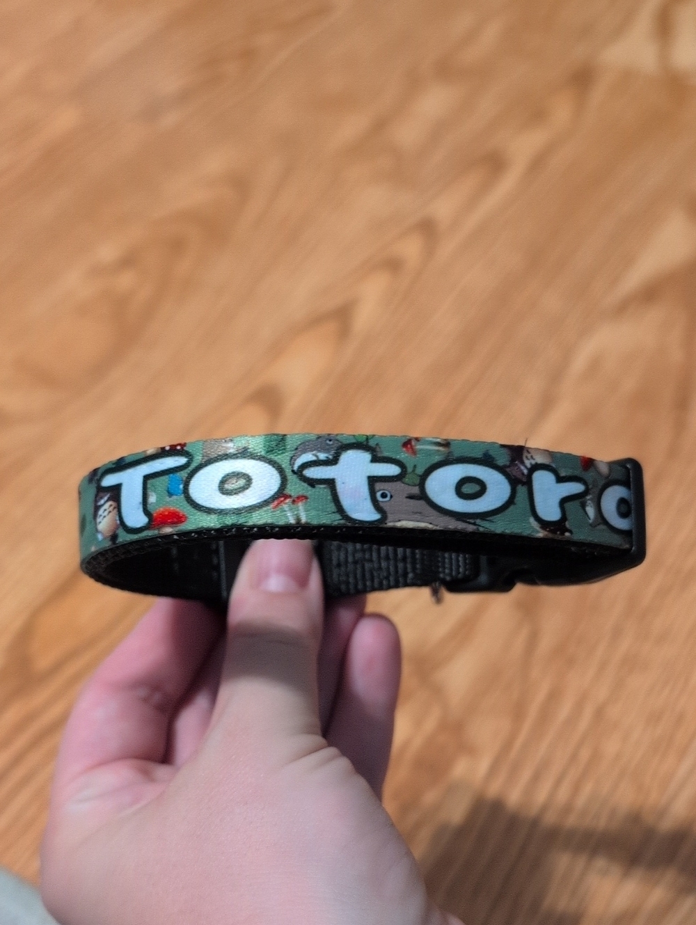 Sz Small Adjustable Collar Totoro Themed Collar With Name Totoro 10-16 Inches